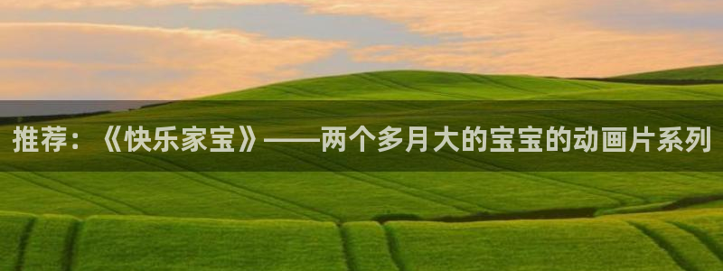 age动漫官网入口老版本：推荐：《快乐家宝》——两个多月大的宝宝的动画片系列
